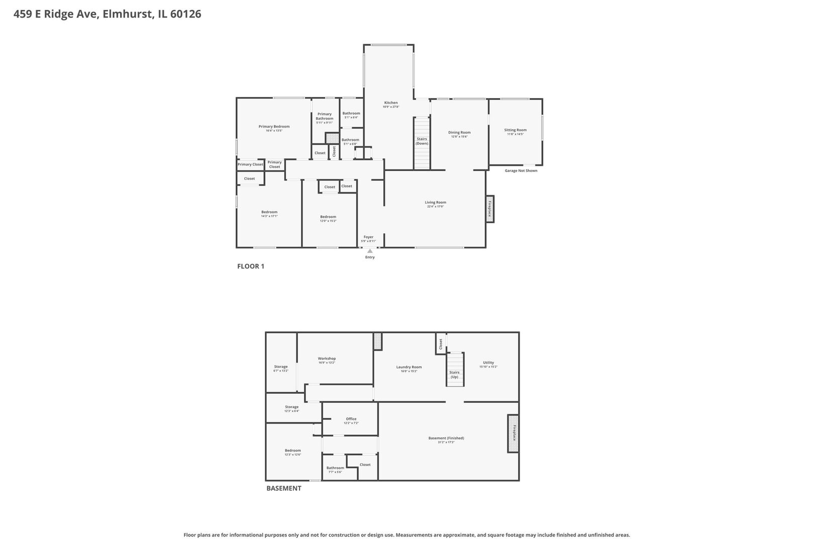 459 E Ridge Avenue, Elmhurst, IL 60126