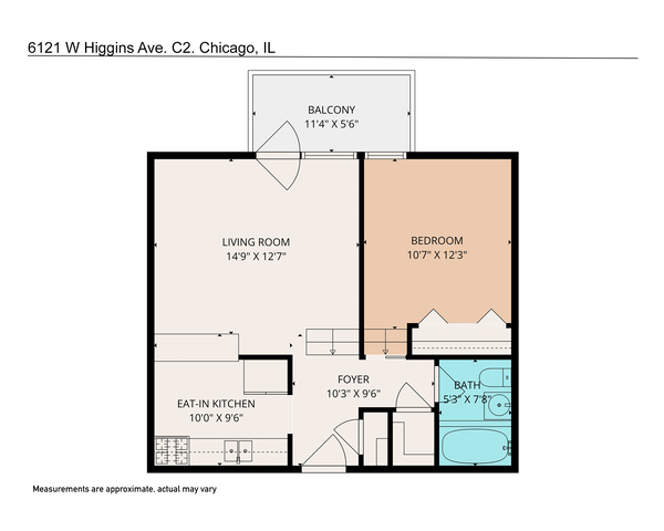 6121 W Higgins Avenue #C2, Chicago, IL 60630