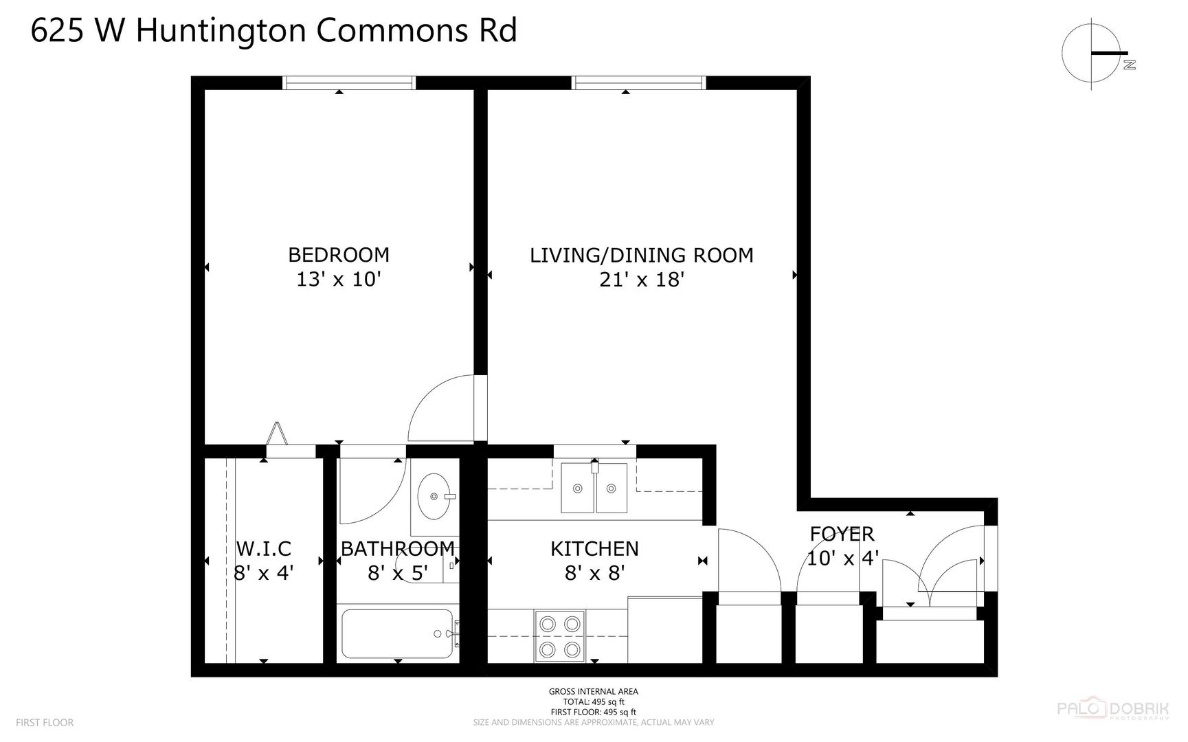 625 W Huntington Commons Road #208, Mount Prospect, IL 60056