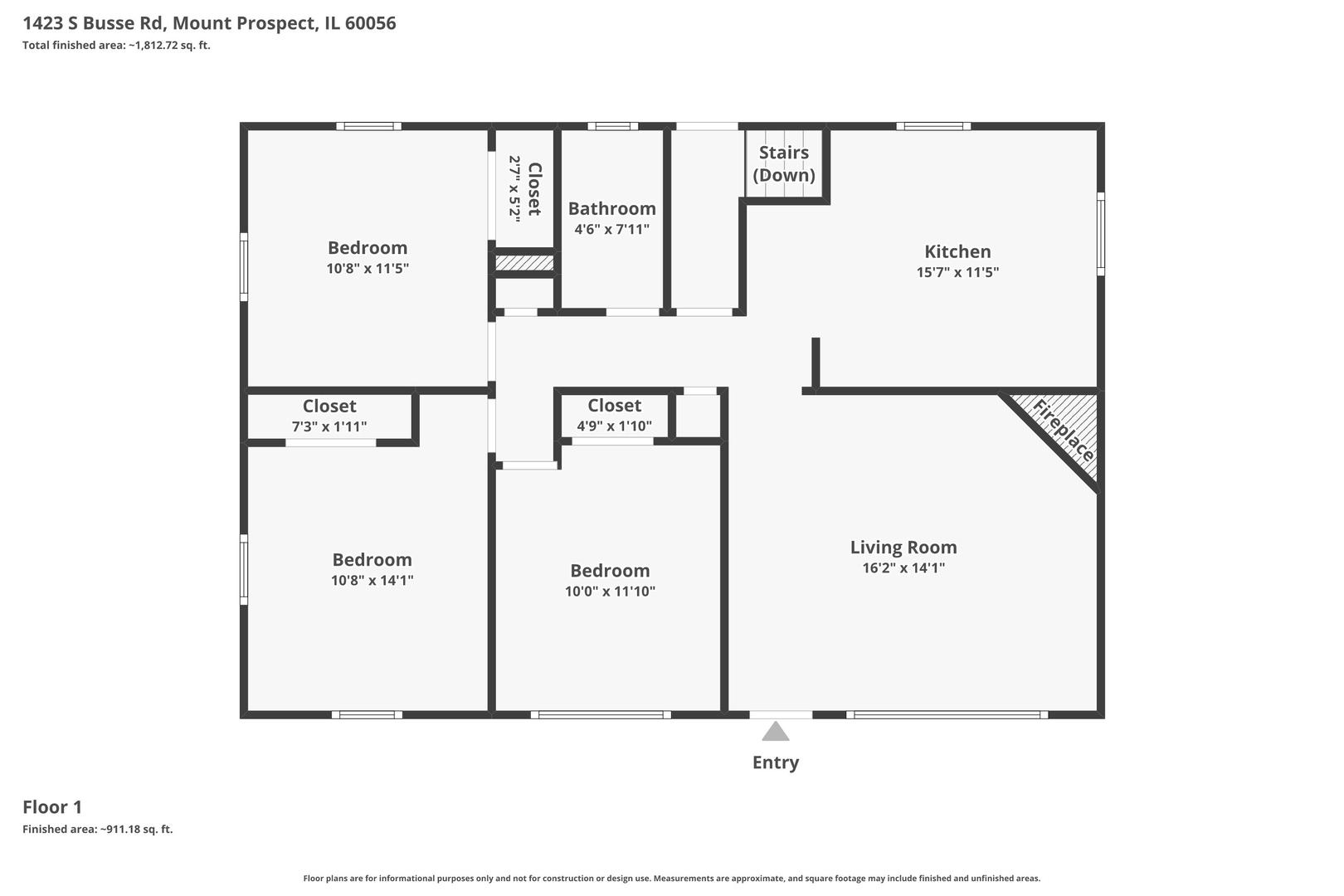 1423 S Busse Road, Mount Prospect, IL 60056