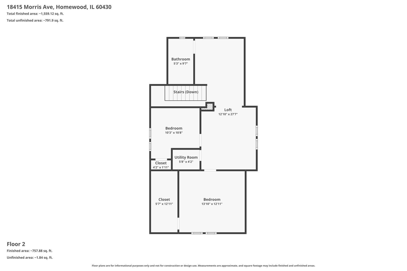 18415 Morris Avenue, Homewood, IL 60430