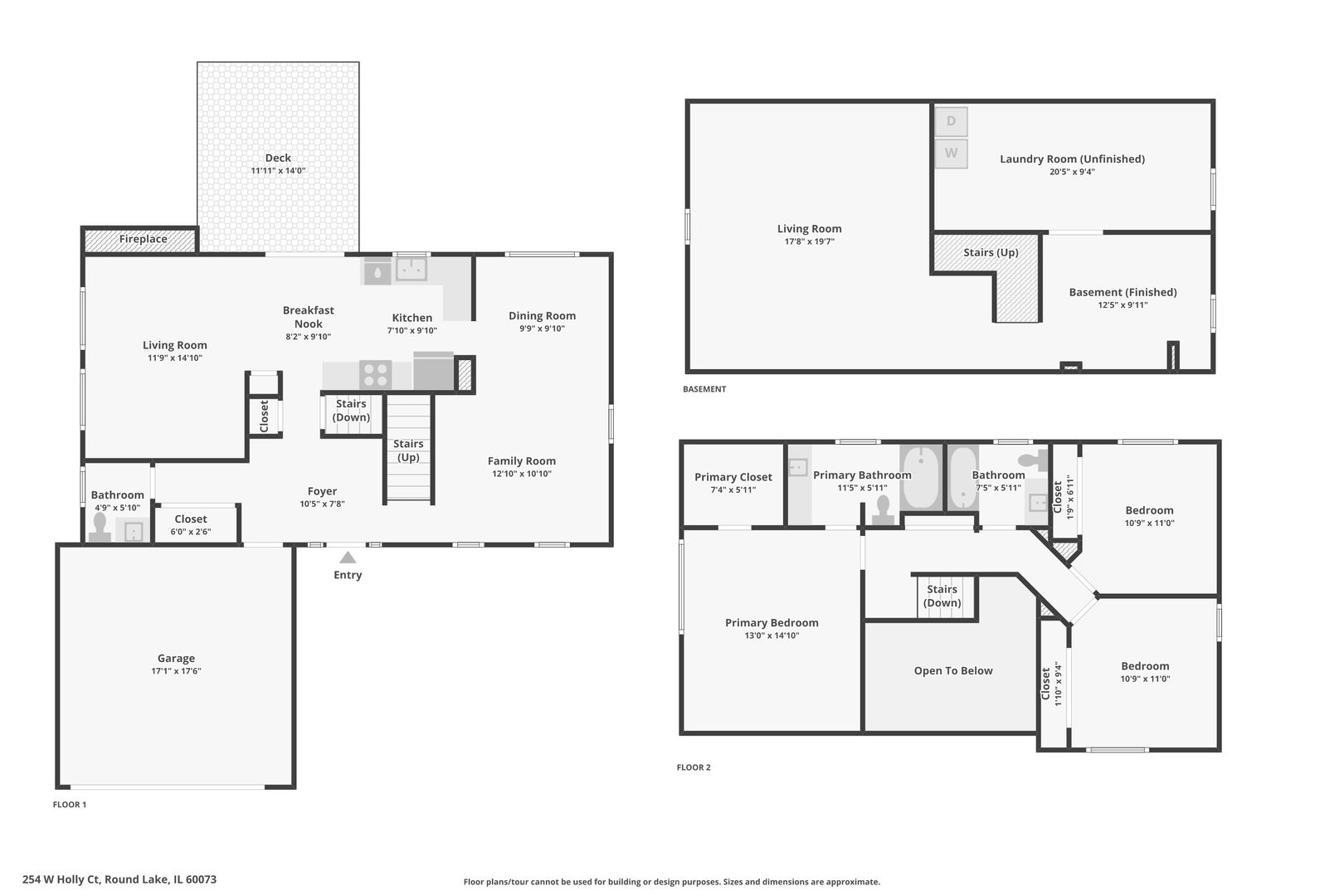 254 W Holly Court, Round Lake, IL 60073