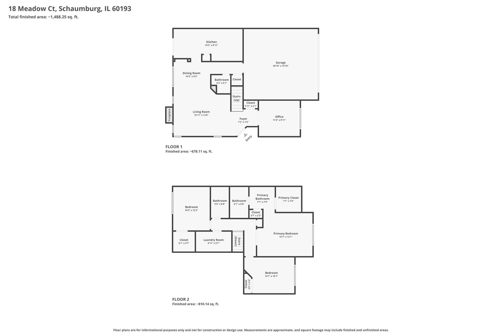 18 Meadow Court #18, Schaumburg, IL 60193