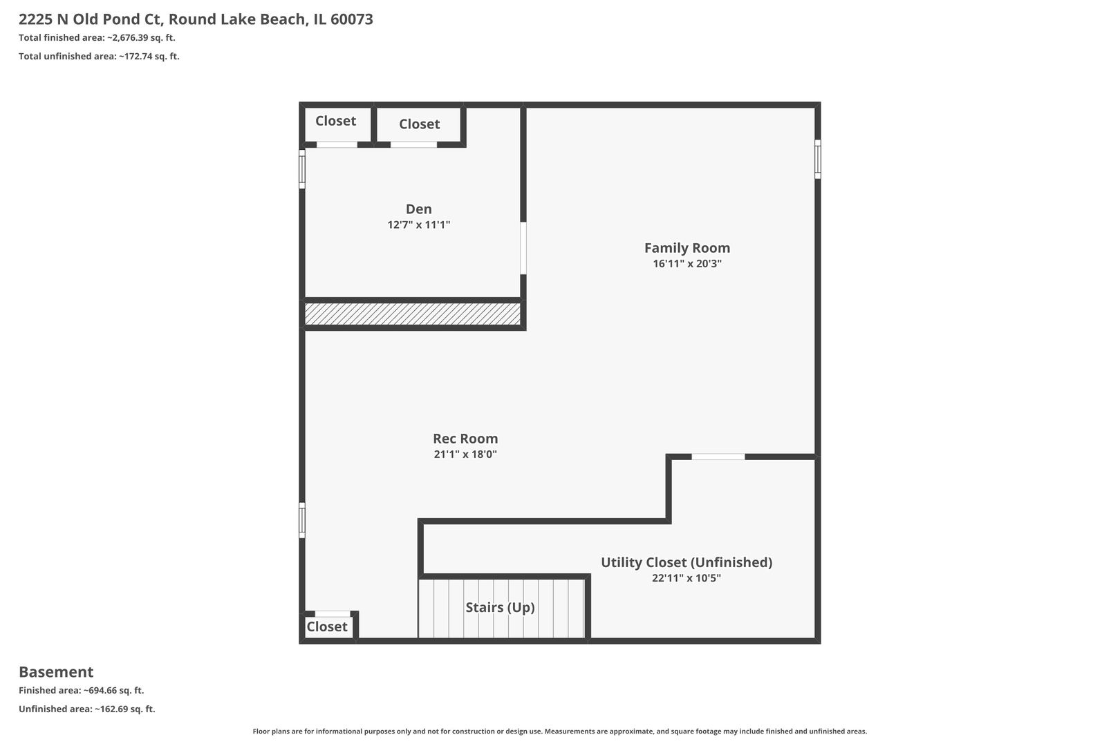 2225 N Old Pond Court, Round Lake Beach, IL 60073