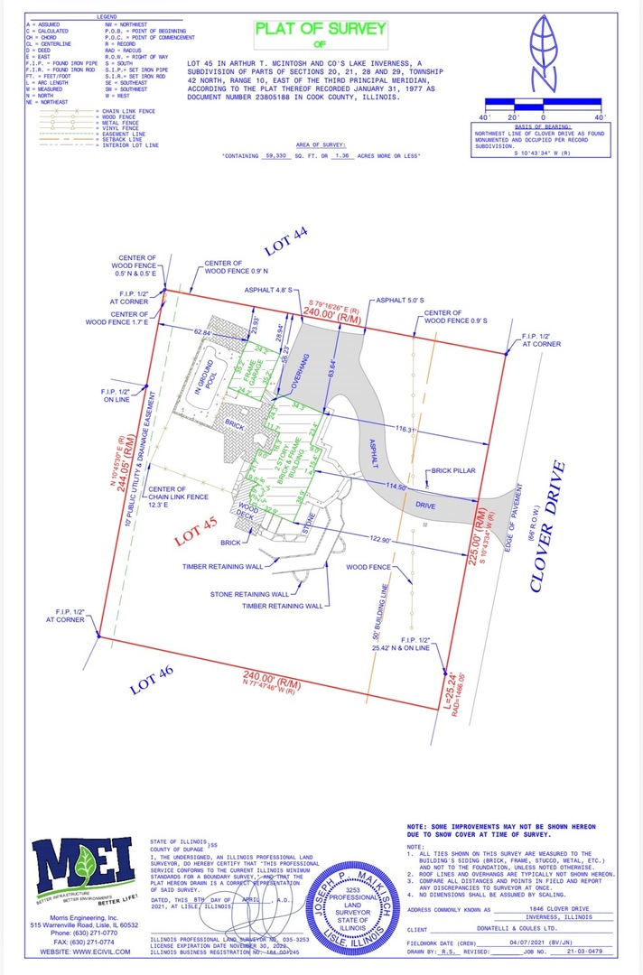 1846 Clover Drive, Inverness, IL 60067