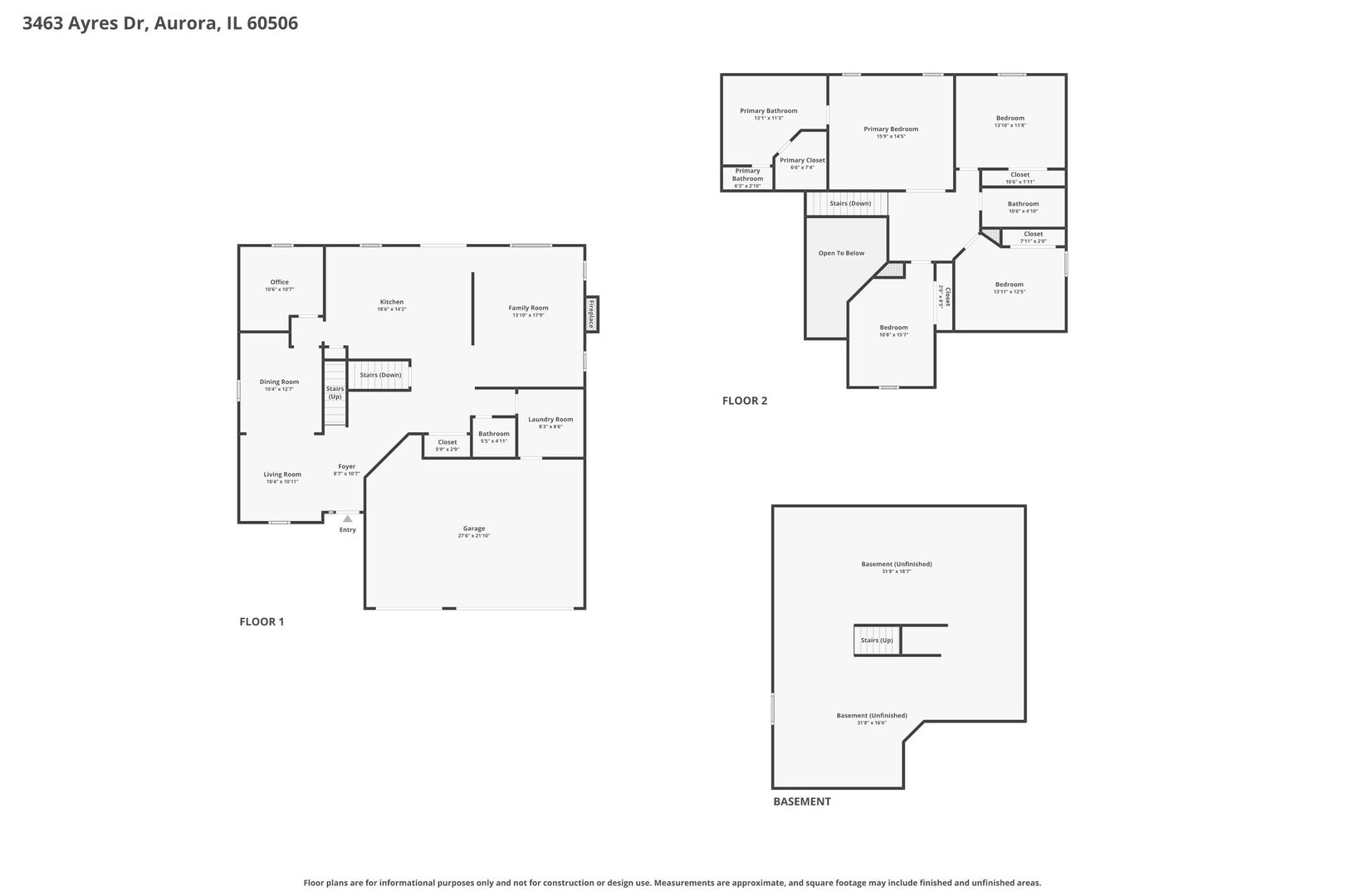 3463 Ayres Drive, Aurora, IL 60506