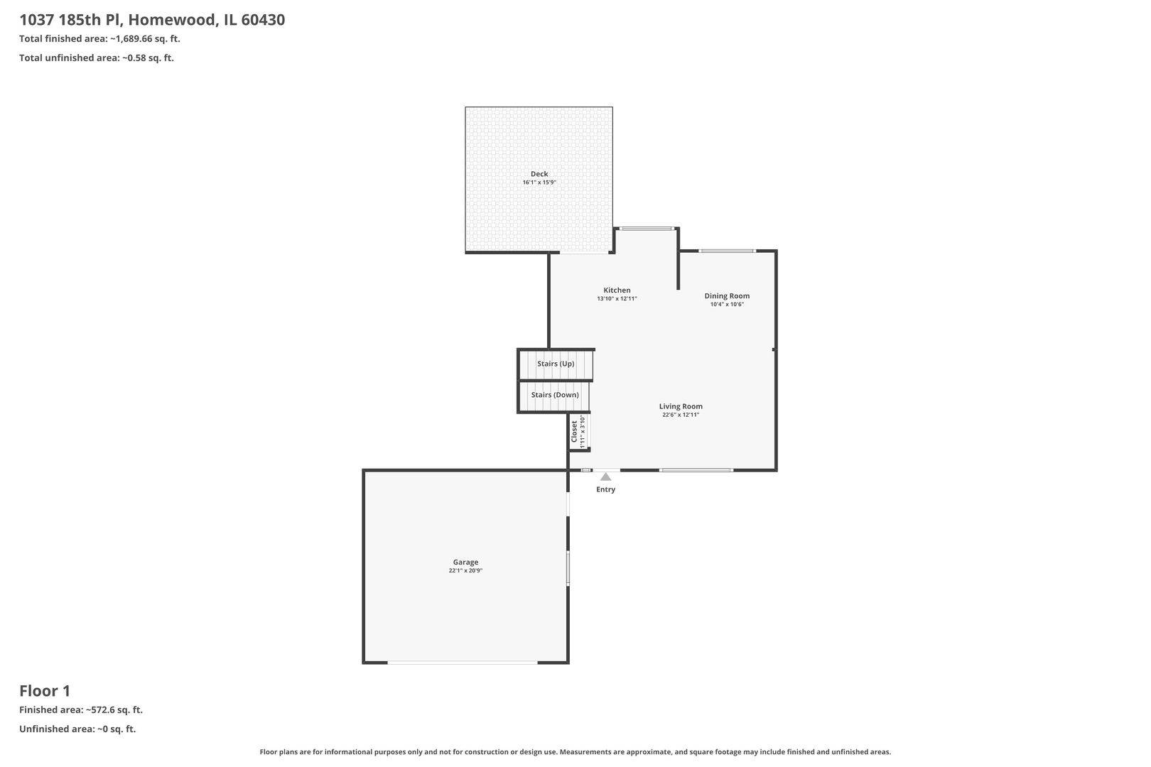 1037 185th Place, Homewood, IL 60430