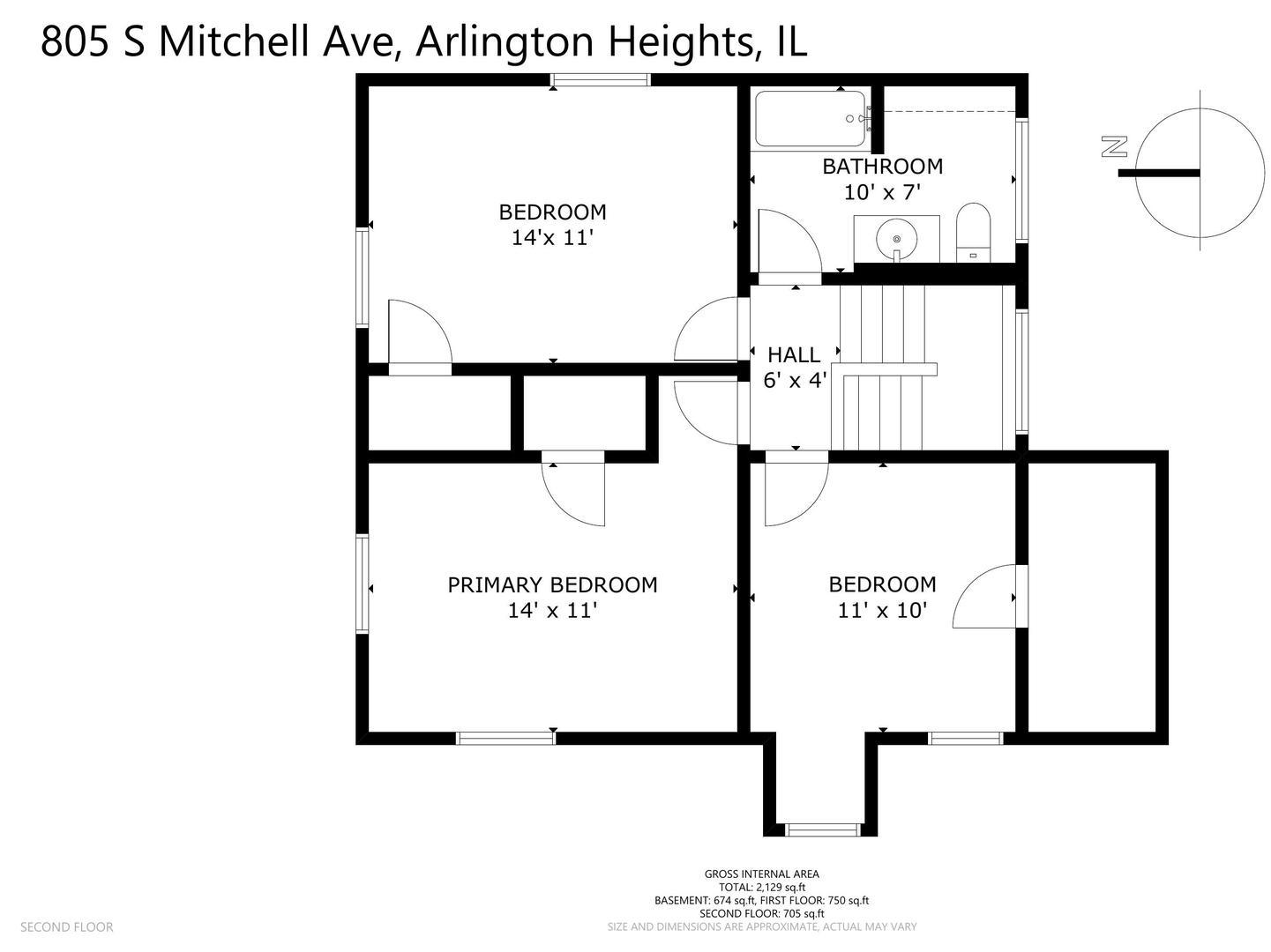 805 S Mitchell Avenue, Arlington Heights, IL 60005