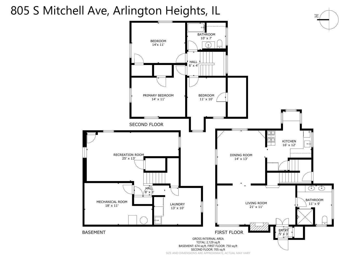 805 S Mitchell Avenue, Arlington Heights, IL 60005