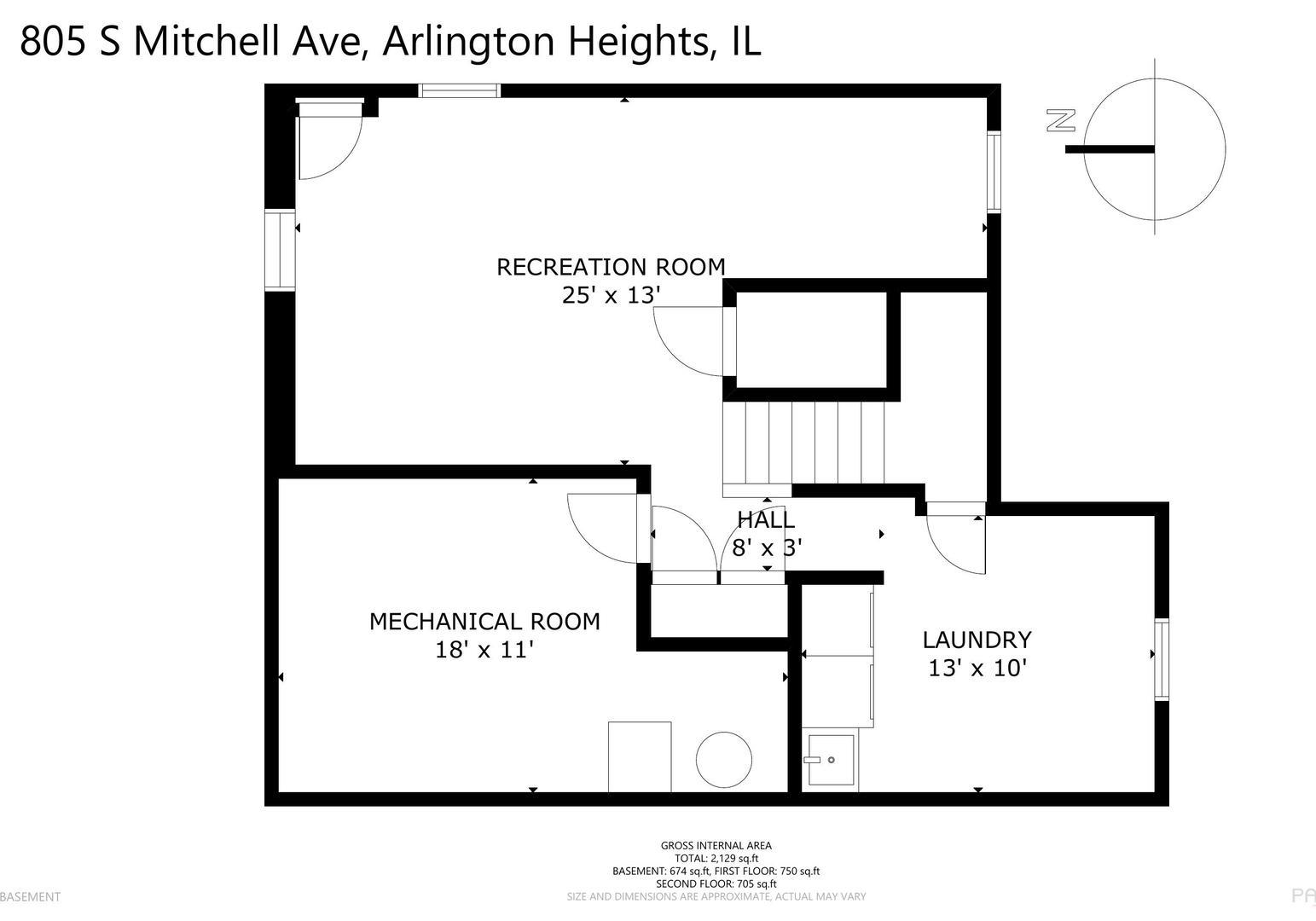 805 S Mitchell Avenue, Arlington Heights, IL 60005