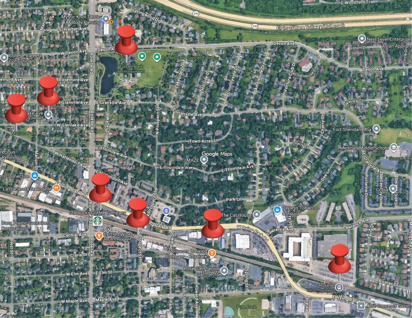 52 W Glenlake Avenue, Roselle, IL 60172