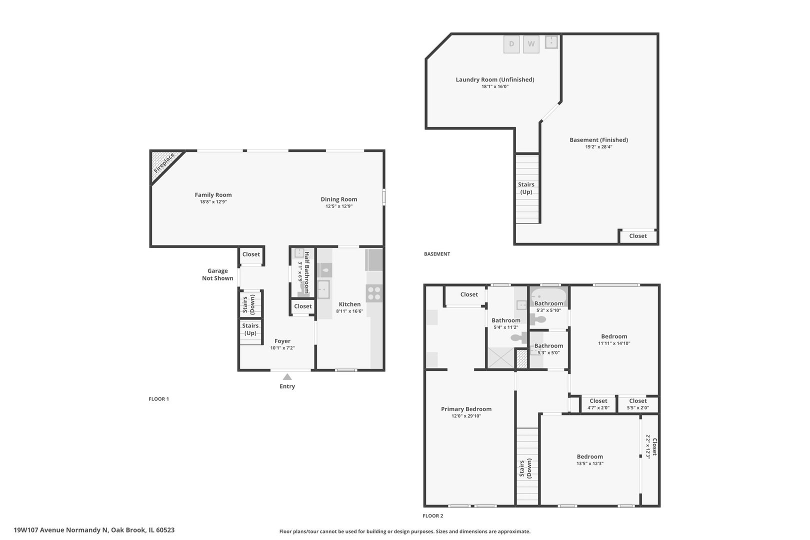 19W107 Avenue Normandy N, Oak Brook, IL 60523