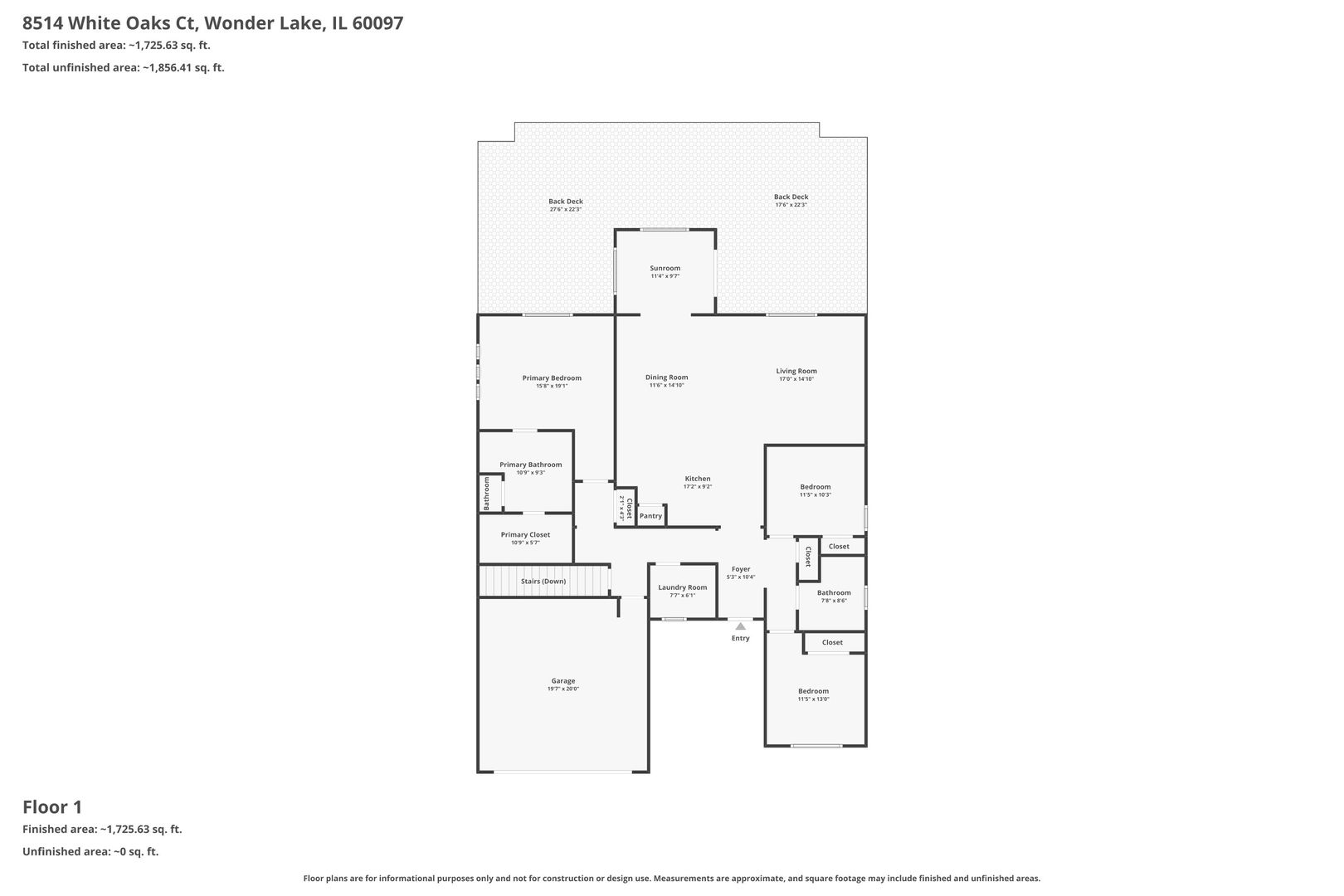 8514 White Oaks Court, Wonder Lake, IL 60097