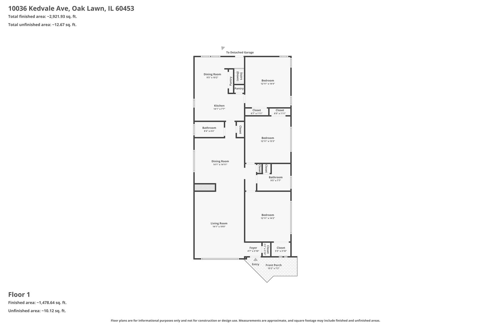 10036 Kedvale Avenue, Oak Lawn, IL 60453