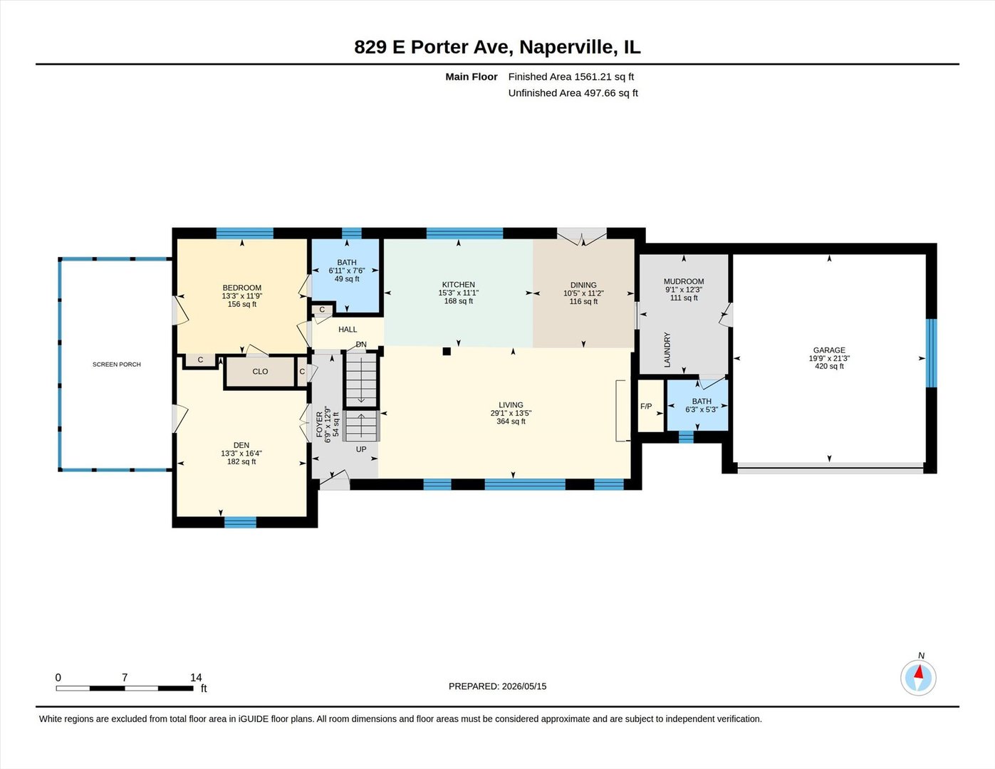 829 E Porter Avenue, Naperville, IL 60540