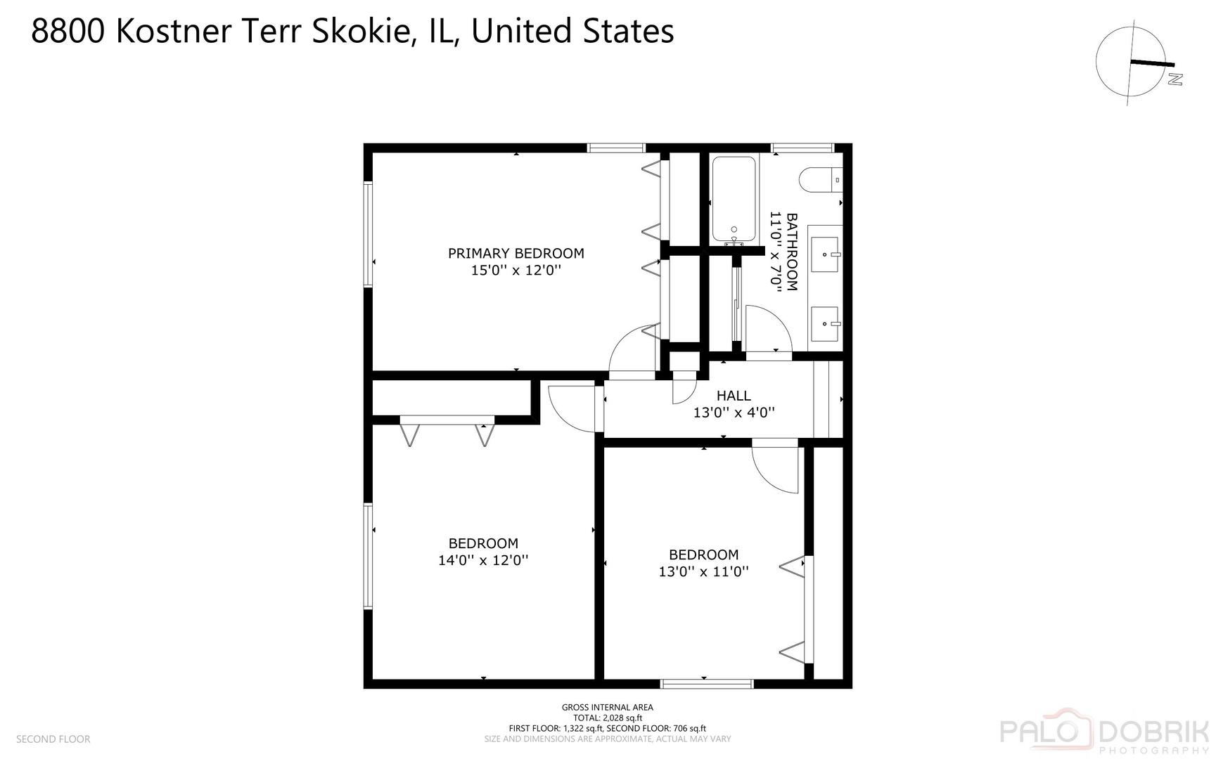 8800 Kostner Terrace, Skokie, IL 60076
