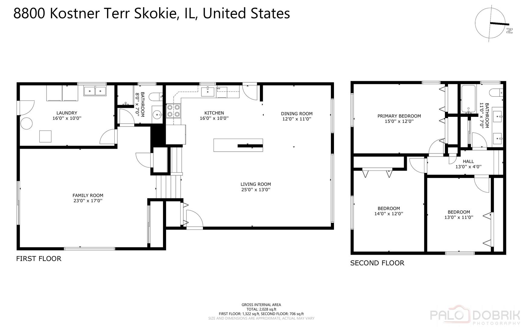 8800 Kostner Terrace, Skokie, IL 60076
