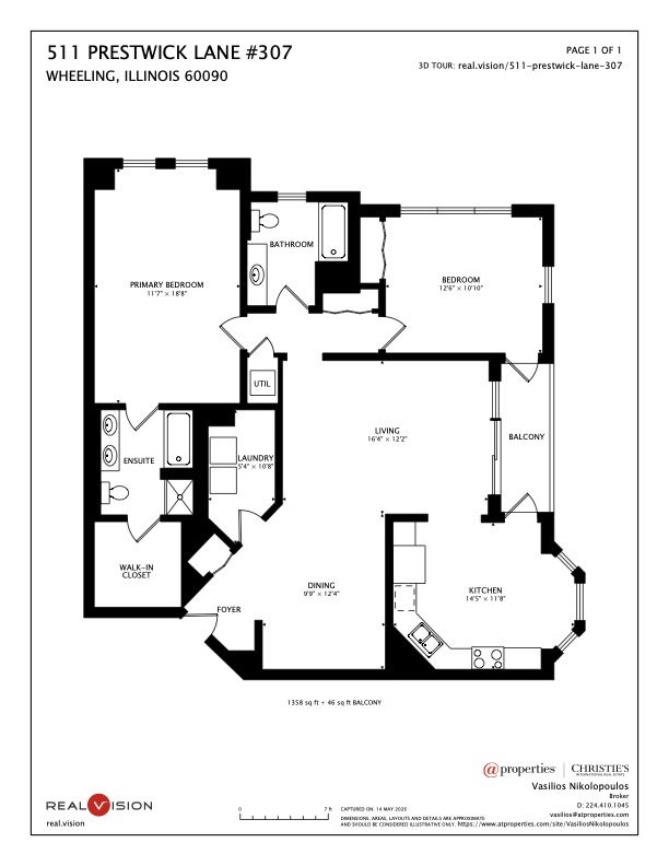 511 Prestwick Lane #307, Wheeling, IL 60090