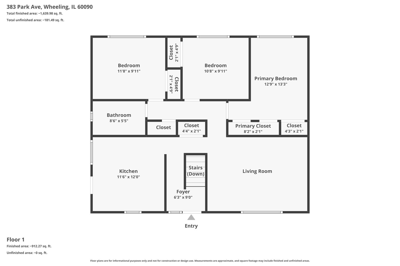 383 PARK Avenue, Wheeling, IL 60090