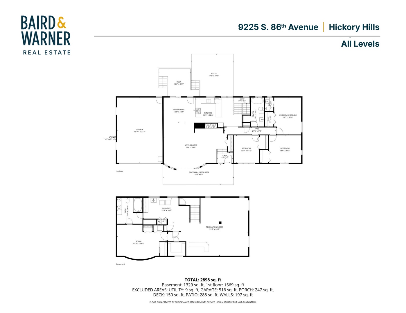 9225 S 86th Avenue, Hickory Hills, IL 60457