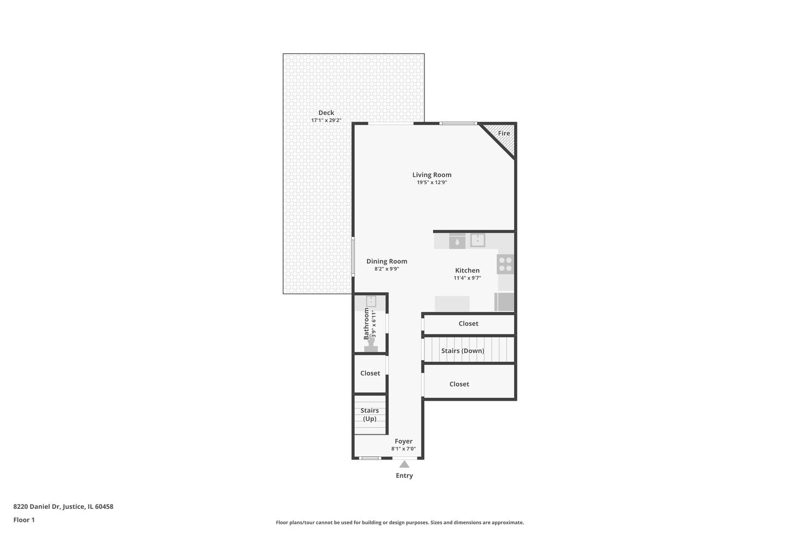8220 Daniel Drive, Justice, IL 60458