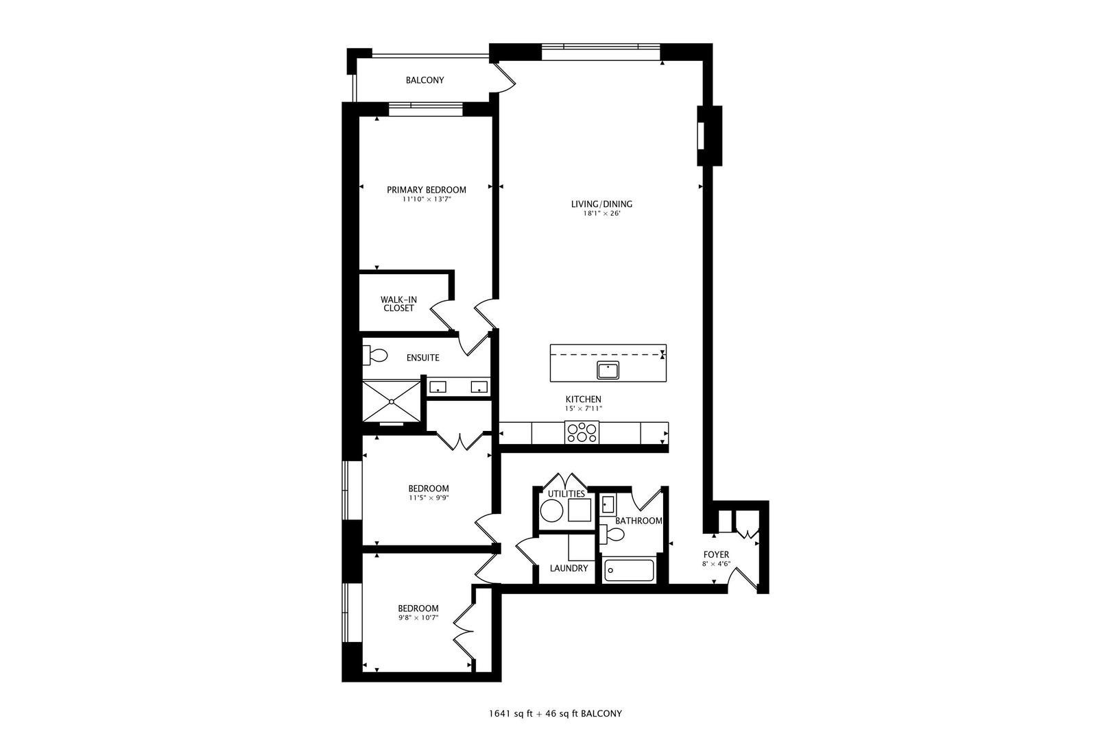 1350 W Erie Street #4E, Chicago, IL 60642