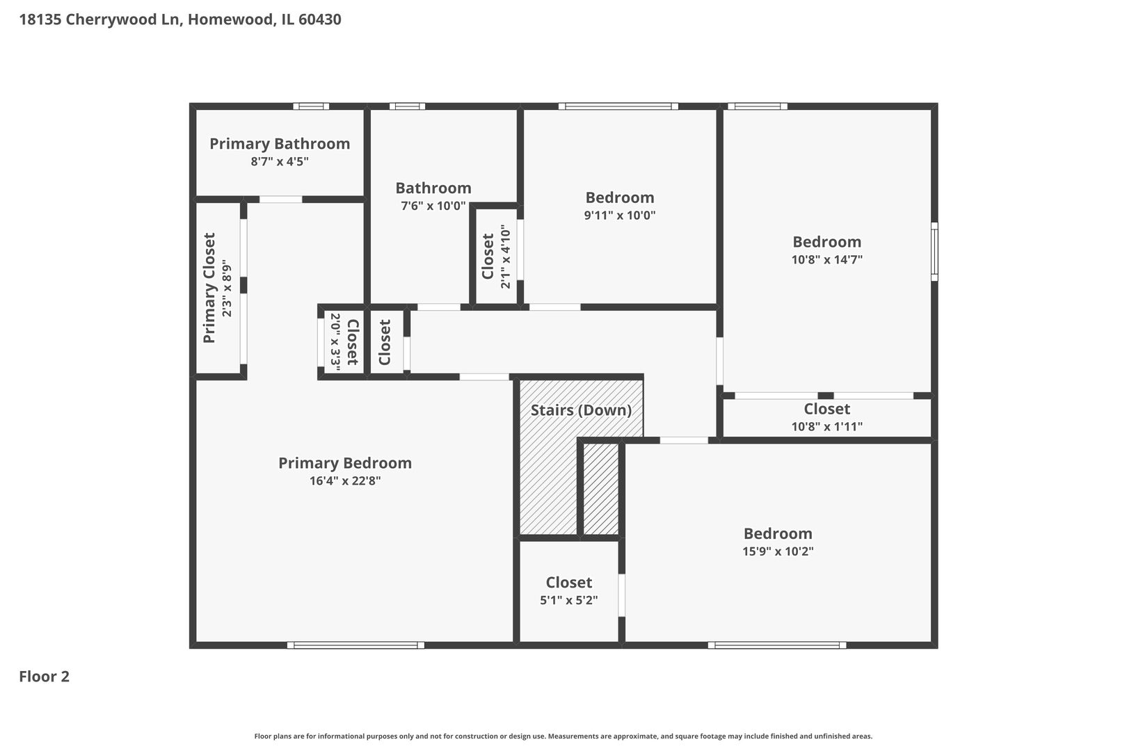 18135 Cherrywood Lane, Homewood, IL 60430