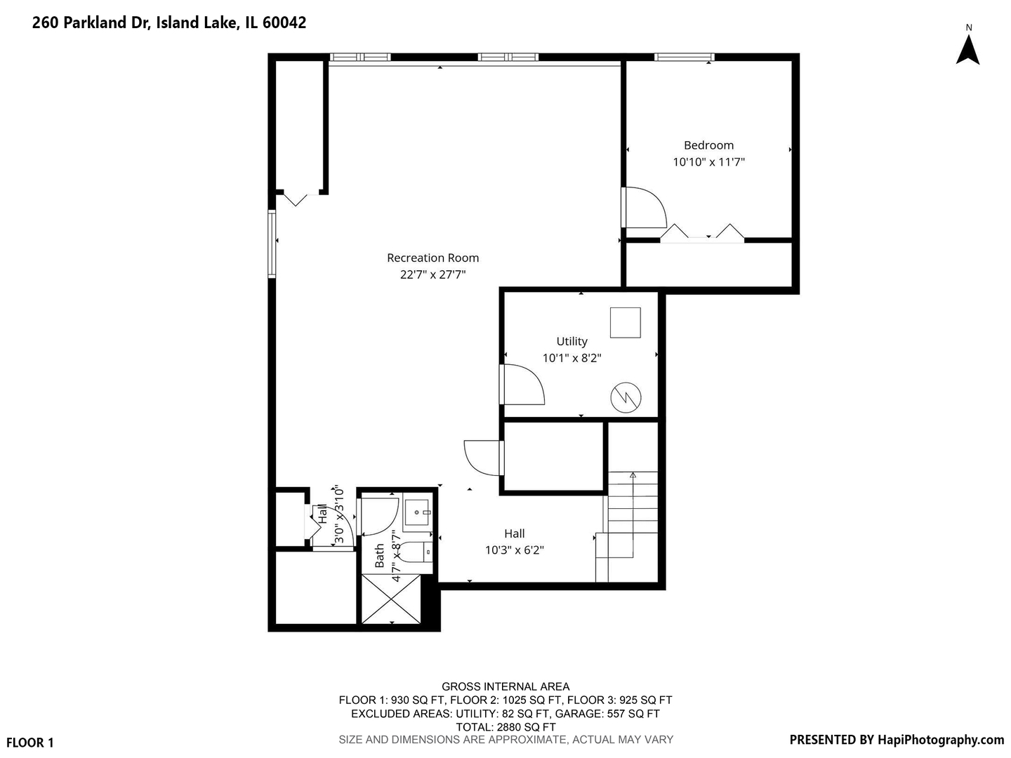 260 E Parkland Drive, Island Lake, IL 60042