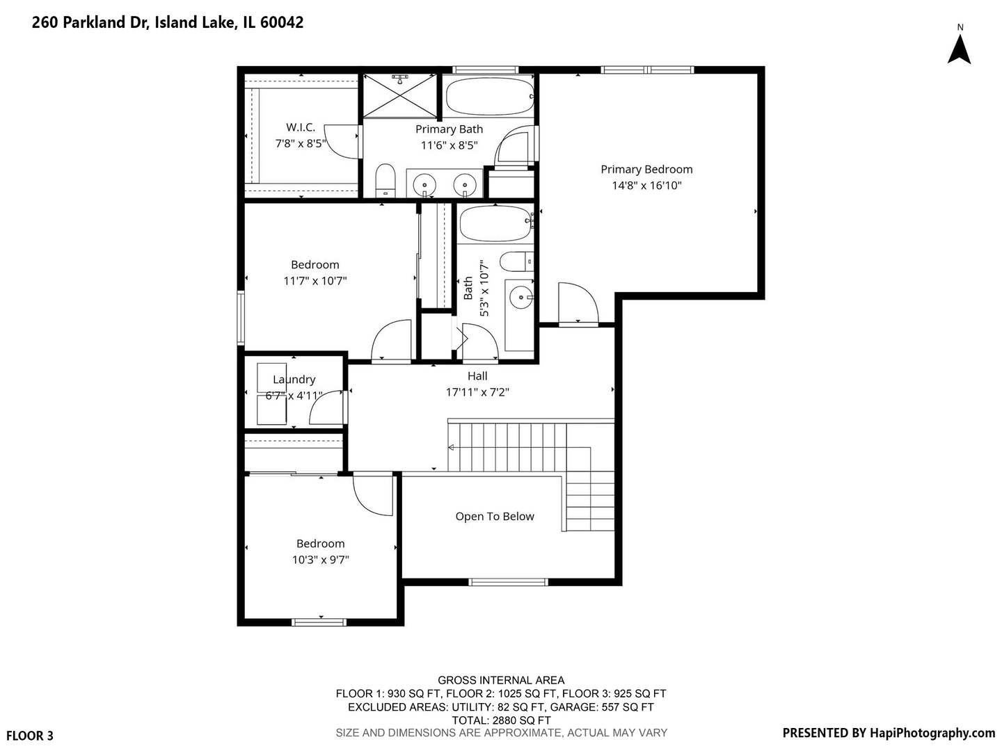 260 E Parkland Drive, Island Lake, IL 60042