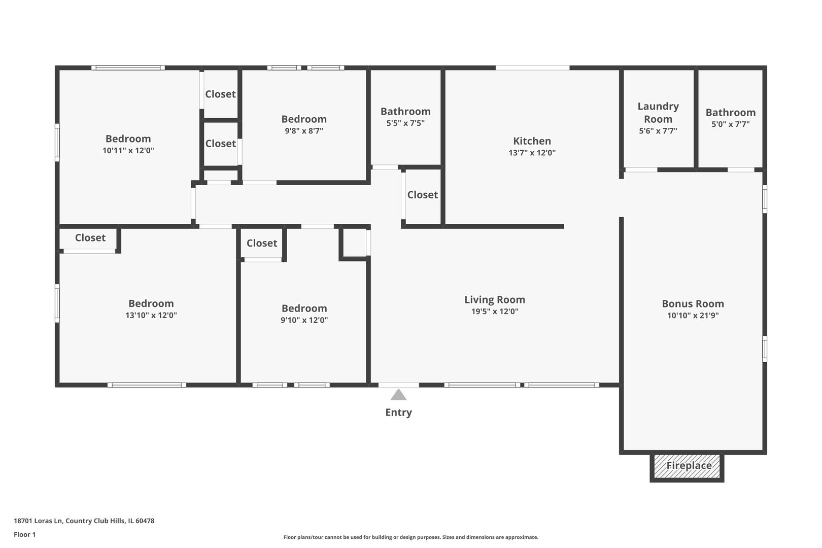 18701 Loras Lane, Country Club Hills, IL 60478