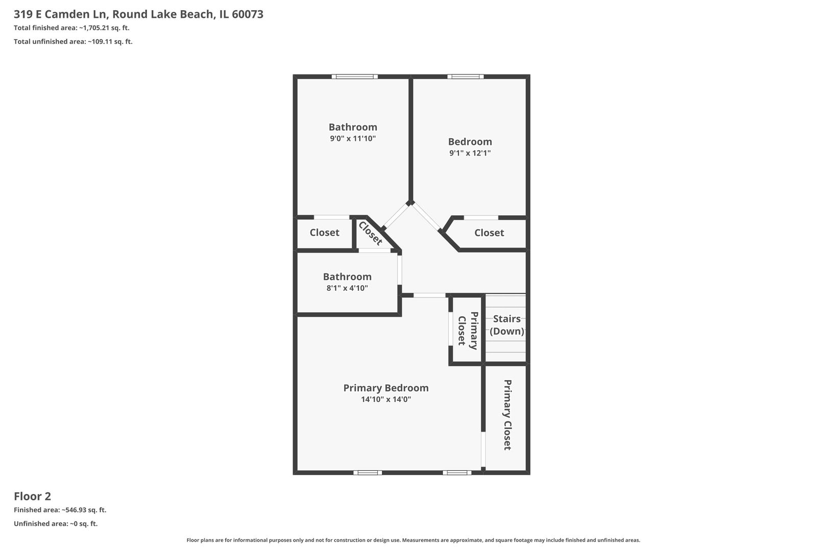 319 E Camden Lane, Round Lake Beach, IL 60073