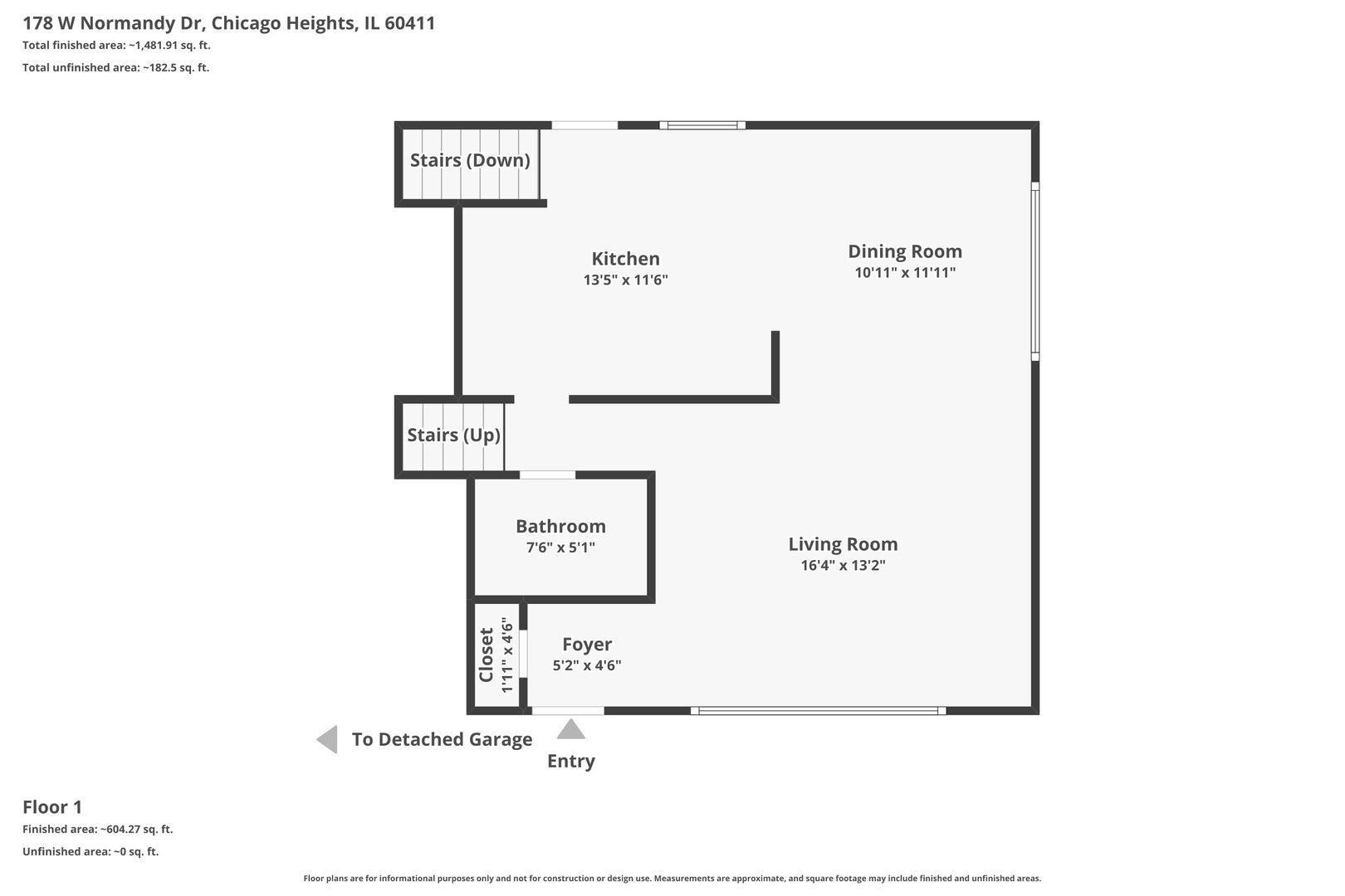 178 W Normandy Drive, Chicago Heights, IL 60411