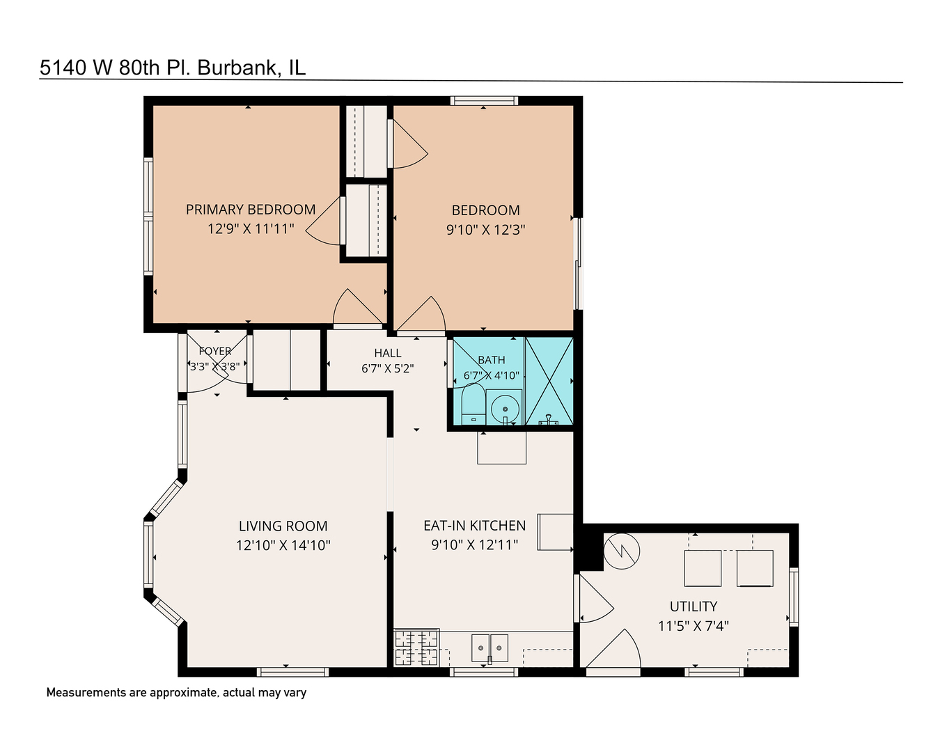 5140 W 80th Place, Burbank, IL 60459